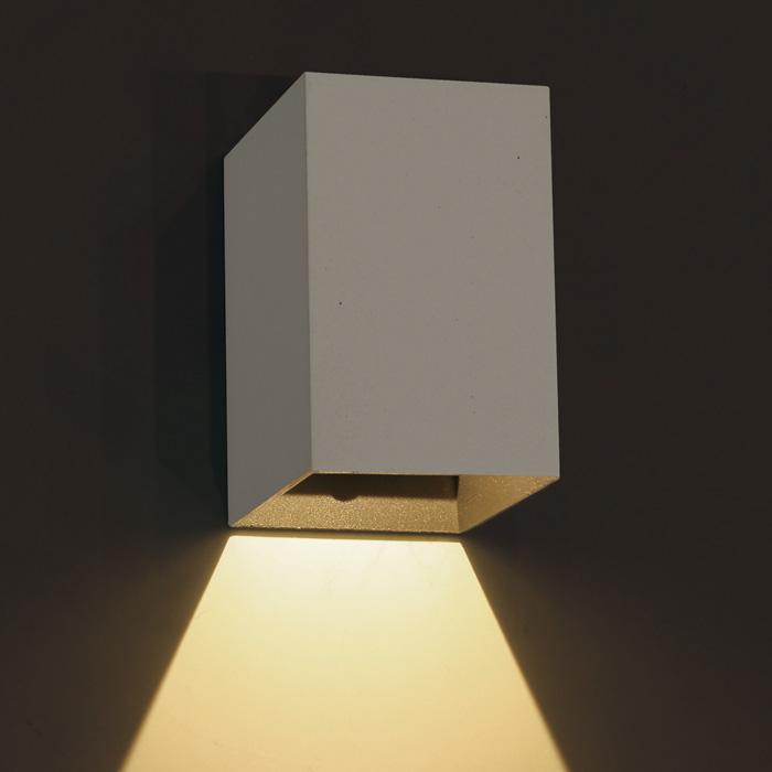 3W LED sieninis šviestuvas, baltas, 3000K, 67398/W/W