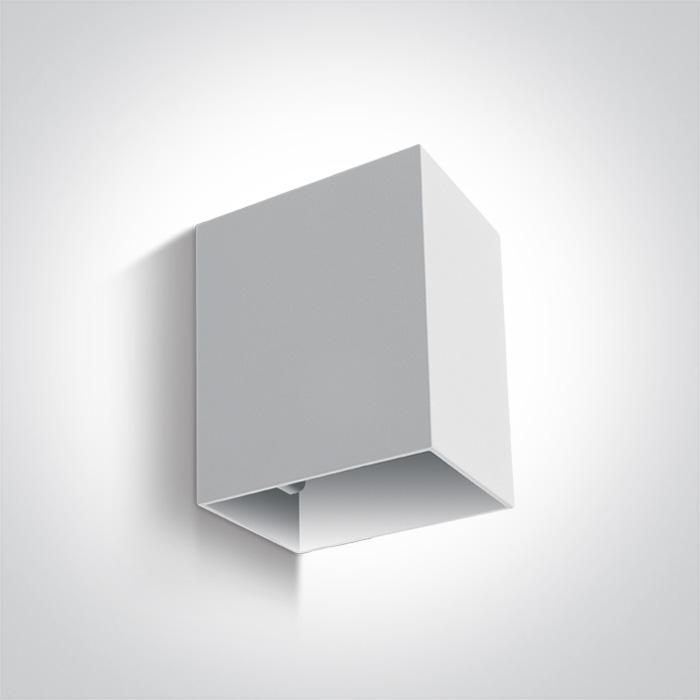 3W LED sieninis šviestuvas, baltas, 3000K, 67398/W/W