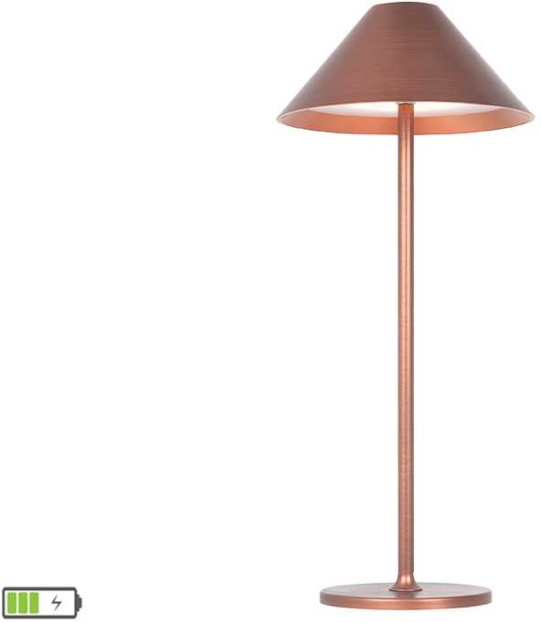 3W LED stalinis šviestuvas CONE, vario sp., 3000K, dimeriuojamas, 4275202
