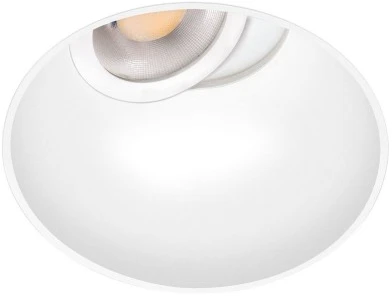 4 / 6,6W LED užglaistomas šviestuvas BUDDY TILT TRIMLESS FLOOD, baltas, 3000K, 54°