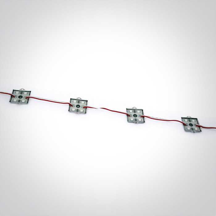 4 x 0,36W LED modulis, mėlyna šviesos sp., 7842/BL