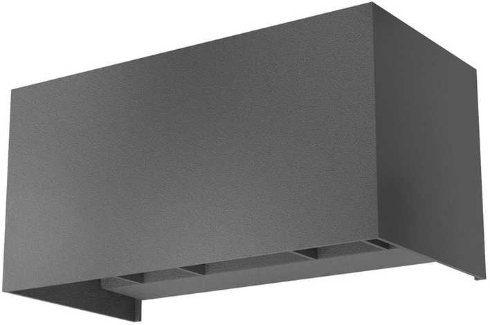 Sieninis šviestuvas 4 x 5W LED sieninis lauko šviestuvas VARY, tamsiai pilkas, 4000K, IP54, 90303