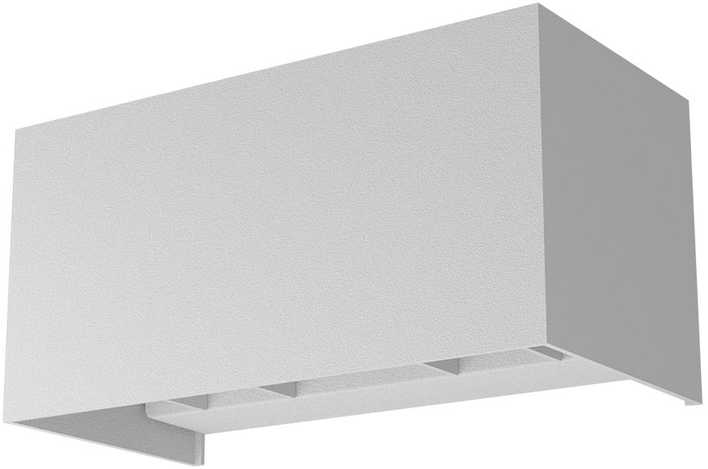 Sieninis šviestuvas 4 x 5W LED sieninis lauko šviestuvas VARY, baltas, 4000K, IP54, 90301