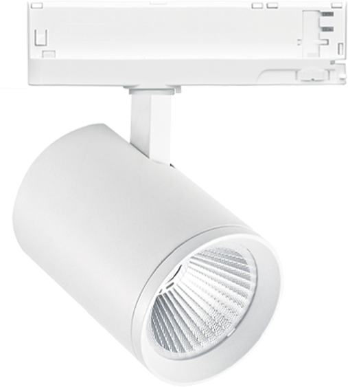 40W LED akcentinis šviestuvas į 3 fazių bėgelius, baltas, 2700/3000/4000K, S234