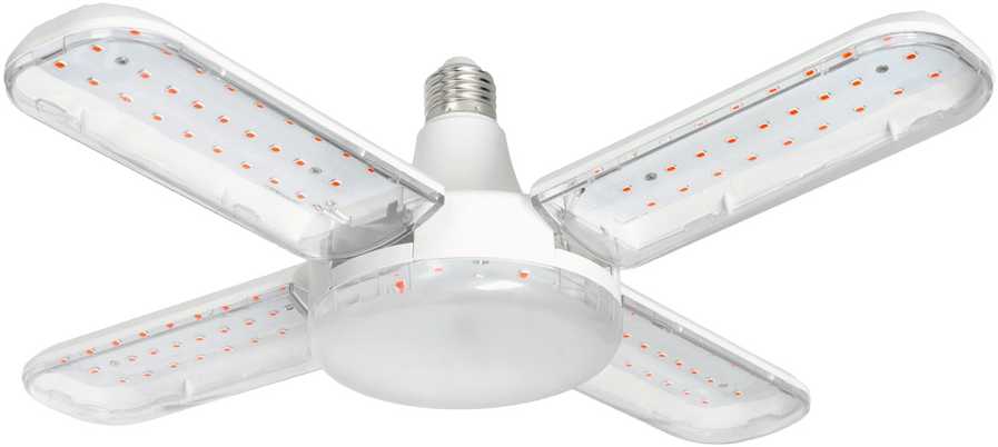 40W LED augalų auginimo lemputė PLANTY, E27, balta, 1200K
