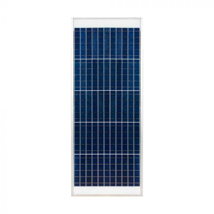 V-tac 40W LED gatvės šviestuvas, baltu korpusu, 6400K, su saulės baterija, judesio jutikliu ir nuotolinio valdymo galimybe