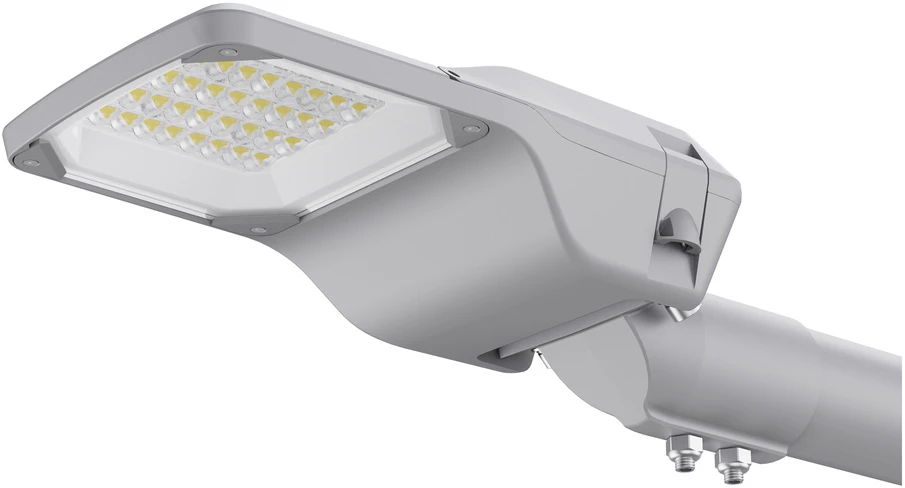 40W LED gatvės šviestuvas STREETLIGHT COMPACT, šviesaus aliuminio sp., 3000K, 59° x 143°