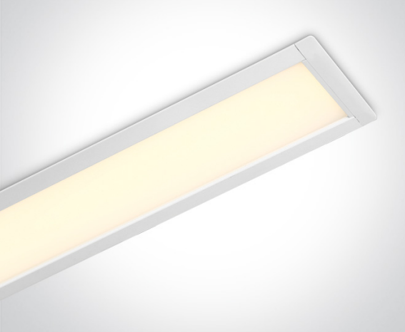 40W LED įleidžiamas linijinis šviestuvas, baltas, 3000K, 38150AR/W/W