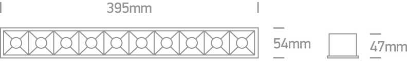 40W LED įleidžiamas šviestuvas, baltas, 3000K, 50006B/W/W