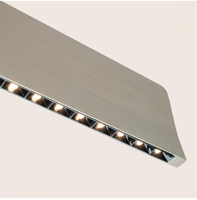 40W LED linijinis pakabinamas šviestuvas, aliuminio sp., 3000K, 120cm, dimeriuojamas, 25195