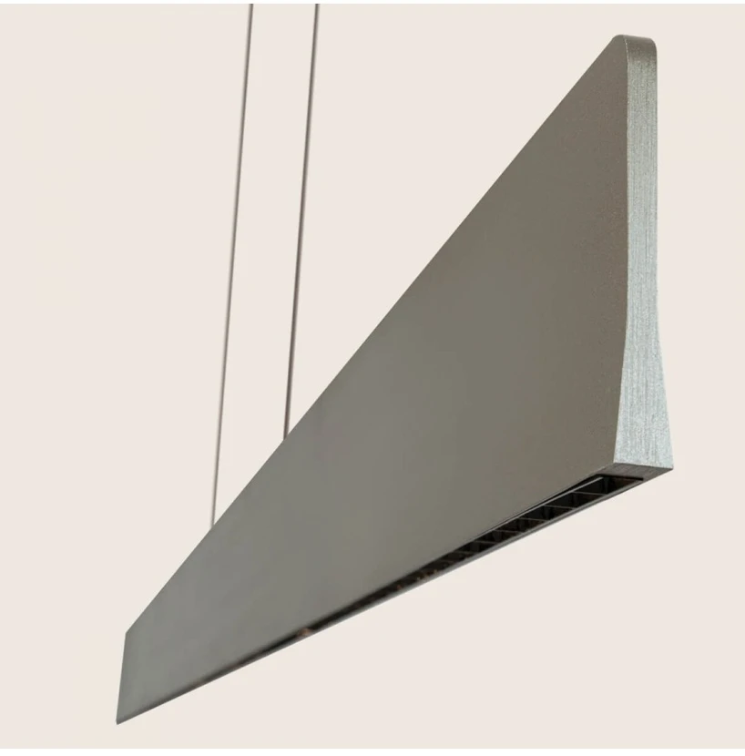 40W LED linijinis pakabinamas šviestuvas, aliuminio sp., 3000K, 120cm, dimeriuojamas, 25195