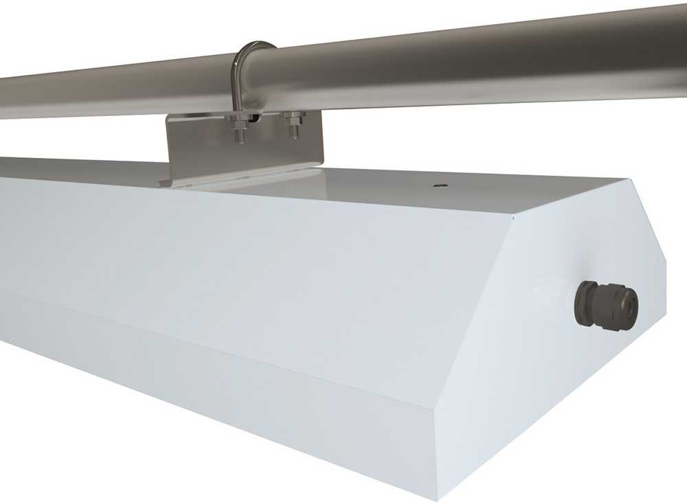 40W LED linijinis pramoninis šviestuvas TREX, 158cm, baltas, 4000K, IP66