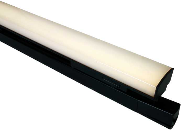 40W LED linijinis šviestuvas į 3 fazių bėgelį, juodas, 3000/3500/4000K, 65664BT/B/V