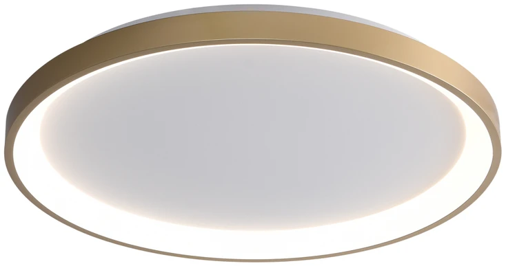 40W LED lubinis šviestuvas RADEN, aukso/baltos sp., 3000/4000/6000K