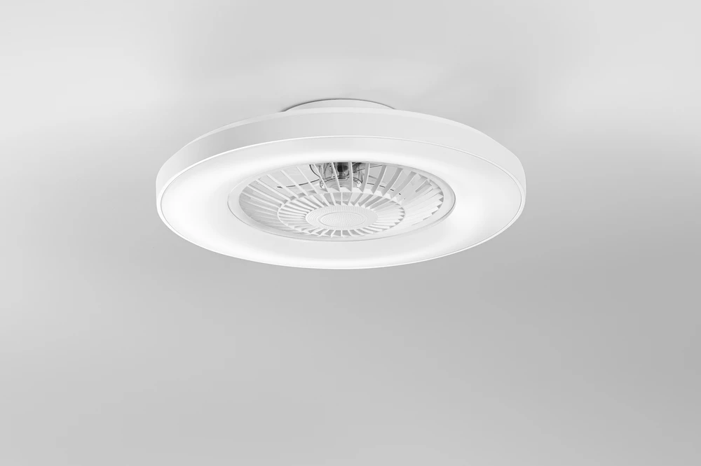 40W LED lubinis šviestuvas - ventiliatorius GARBIN, baltas, CCT, dimeriuojamas