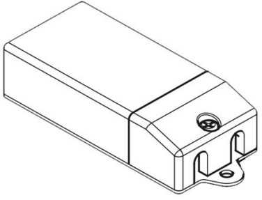 40W LED maitinimo šaltinis, 24V, IP67