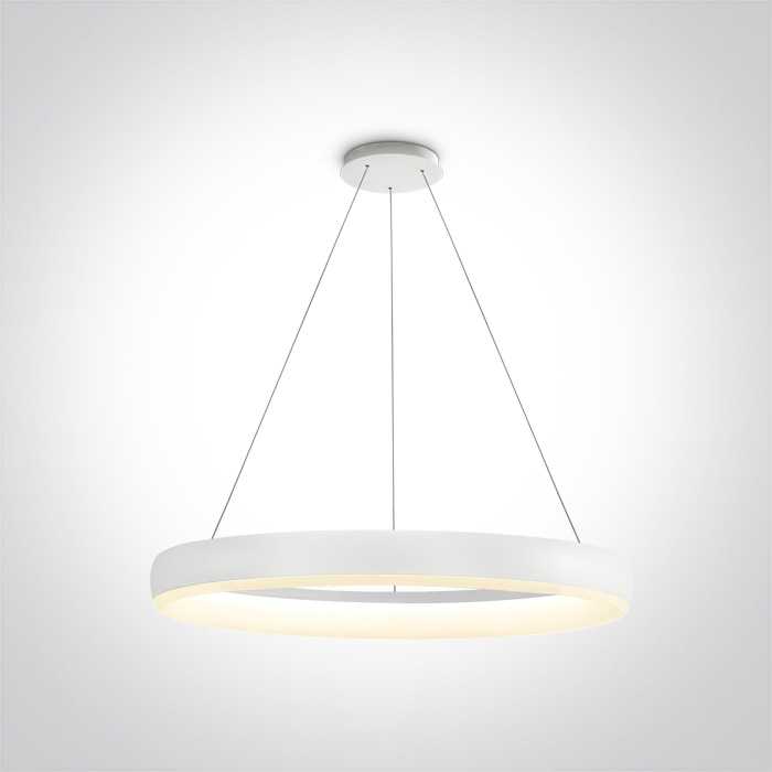 40W LED pakabinamas šviestuvas, baltas, 3000K, 63114/W/W