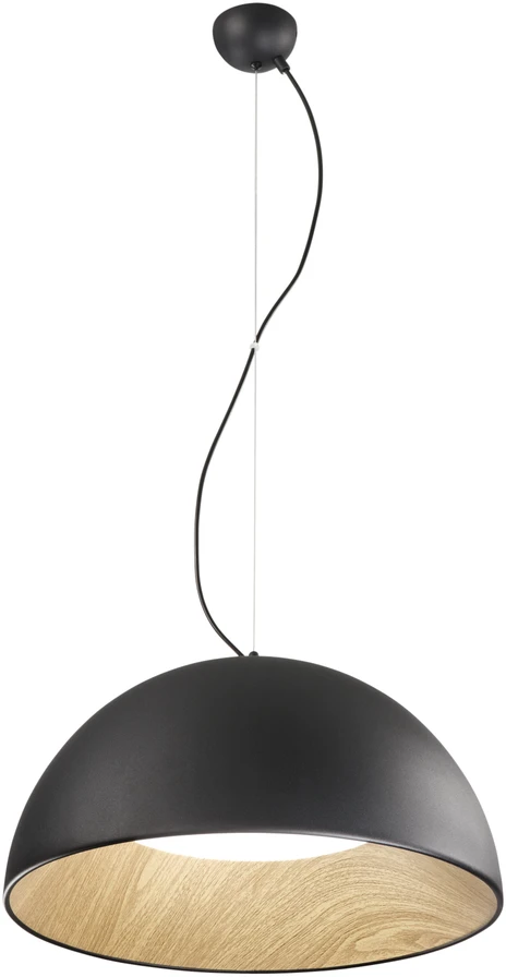 40W LED pakabinamas šviestuvas COCO, juodas, CCT