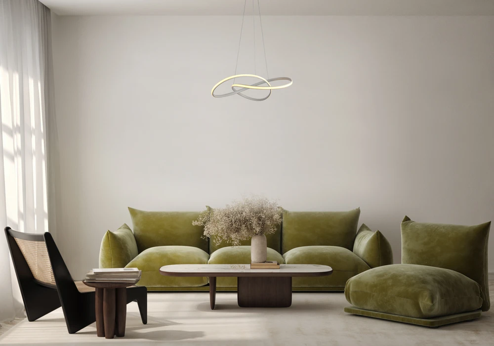 40W LED pakabinamas šviestuvas CONSA, baltas, 3000/4000/6000K