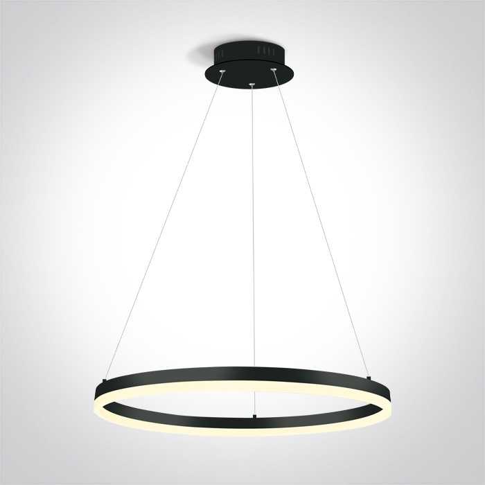 40W LED pakabinamas šviestuvas, juodas, 3000K, 63144A/B/W