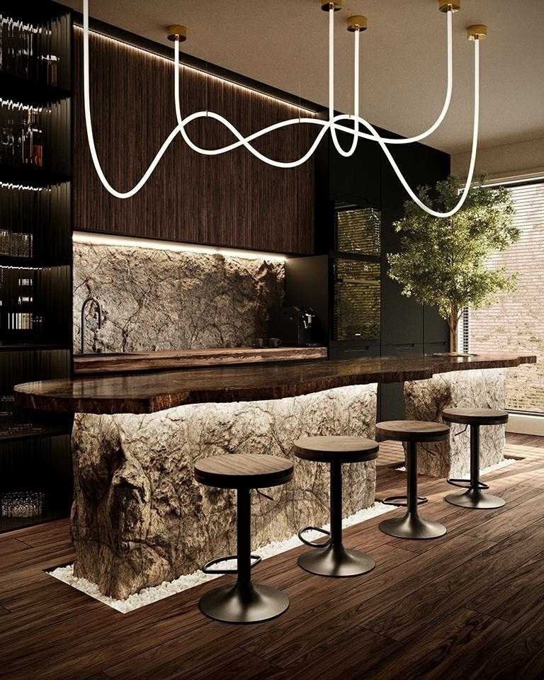 40W LED pakabinamas šviestuvas LASSO 200 SMART, aukso sp., 3000/4000K