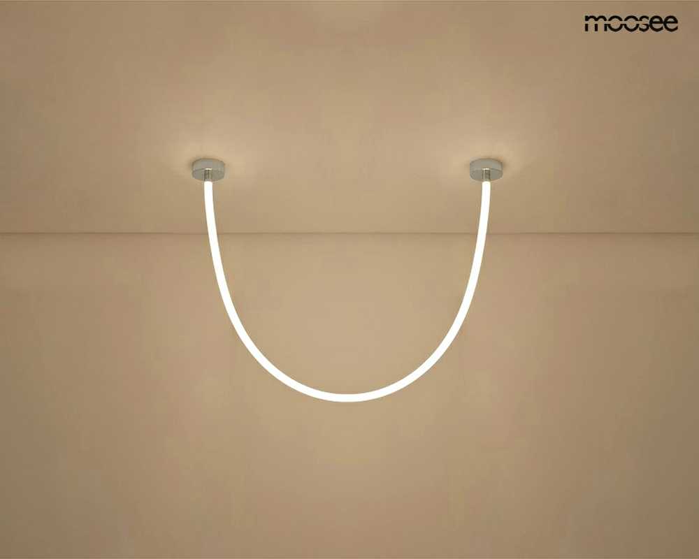 40W LED pakabinamas šviestuvas LASSO 200 SMART, sidabro sp., 3000/4000K