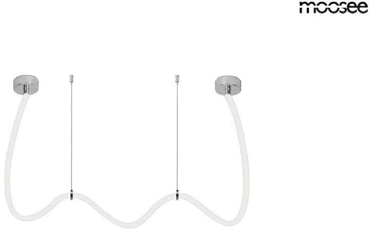 40W LED pakabinamas šviestuvas LASSO 300 SMART, sidabro sp., 3000/4000K