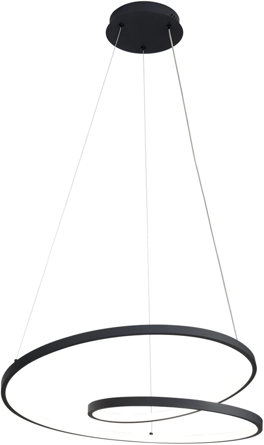 40W LED pakabinamas šviestuvas REINA, juodos/baltos sp., 3000/4000/6000K