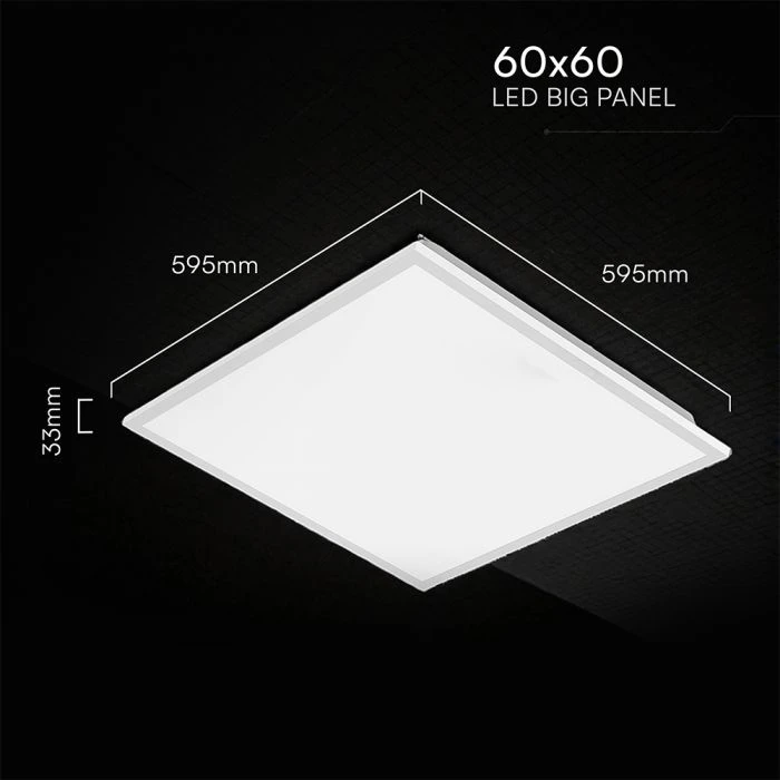 40W LED panelė, 60x60cm, balta, 4000K, CREE LED chip