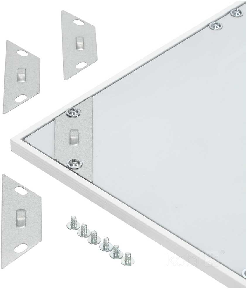 40W LED panelė DAVRO, balta, 4000K, IP40, 60x60cm