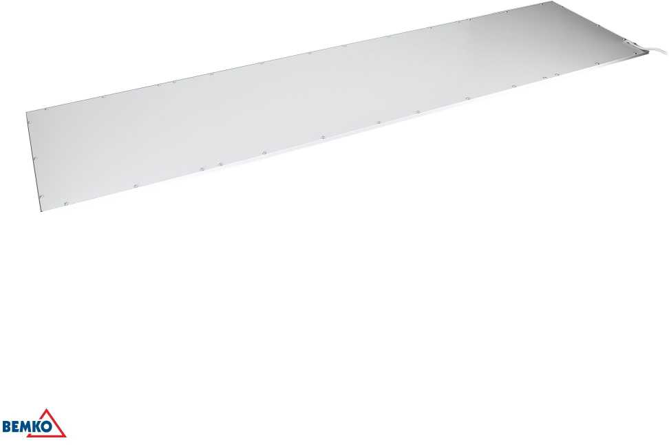 Bemko 40W LED panelė MIDAL, balta, 4000K, IP20, 120°, 120x30cm