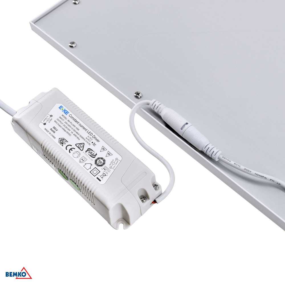 40W LED panelė MIDAL, balta, 4000K, IP20, 120°, 60x60cm