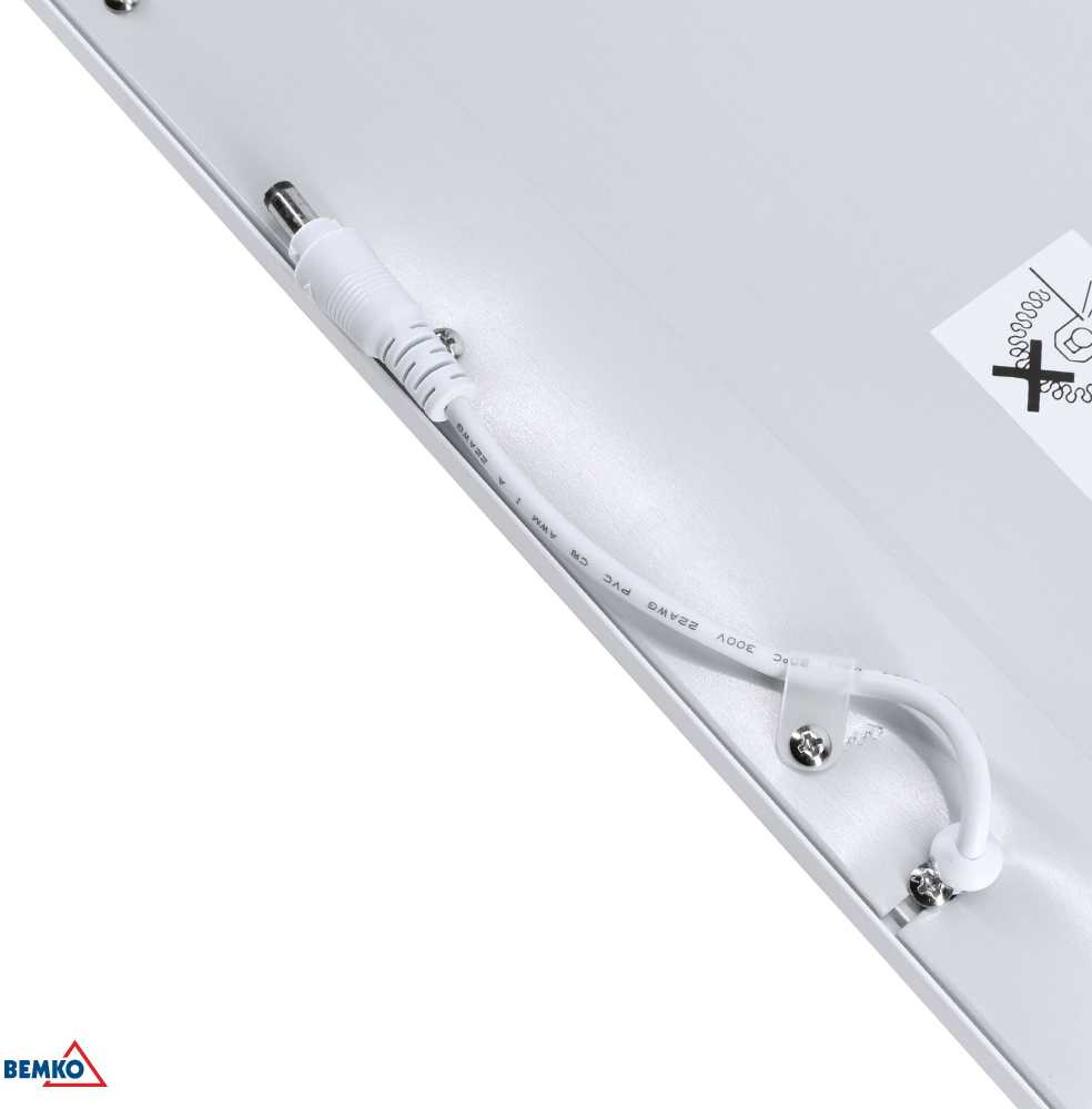 40W LED panelė MIDAL, balta, 6000K, IP20, 120°, 60x60cm