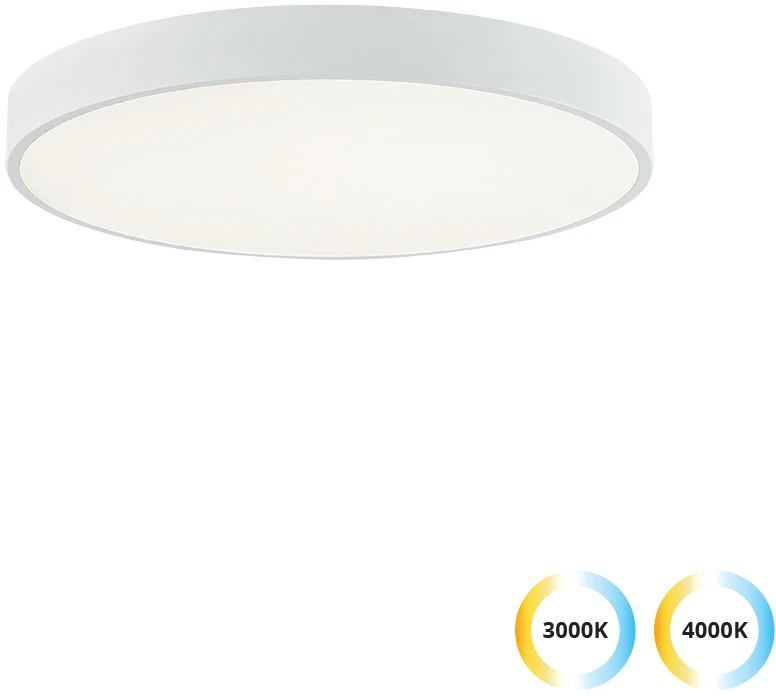 Lubinis šviestuvas 40W LED paviršinis šviestuvas MADISON, baltas, 3000/4000K, 4235500