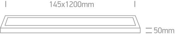 40W LED plafonas, baltas, 3000K, 62140RF/W/W