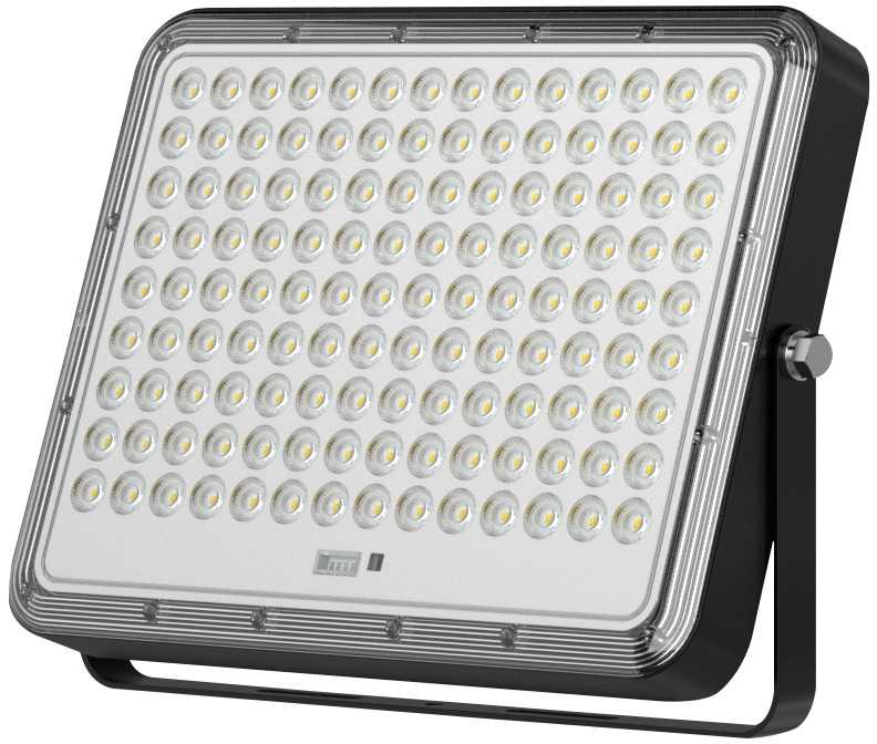 40W LED prožektorius su saulės baterija, juodas, 6000K, dimeriuojamas