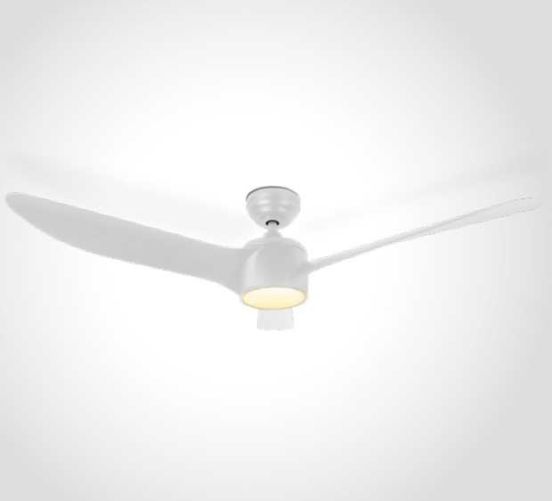 Lubinis šviestuvas 40W ventiliatorius su dimeriuojamu 22W LED šviestuvu, baltas, 3000/4000/5500K, 6306/W/V