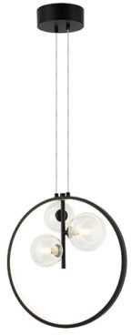 41W LED pakabinamas šviestuvas, 3xG9, juodas, 3000K, dimeriuojamas, 22064