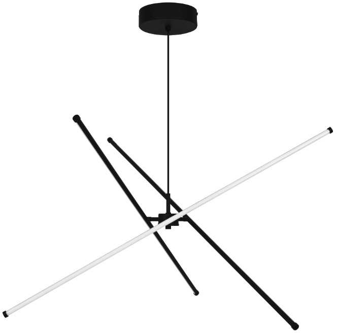 41W LED pakabinamas šviestuvas SANDY, juodas, 3000K, 4307100