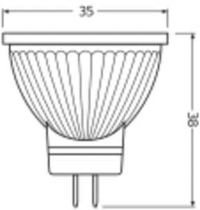 Ledvance 4,2W LED lemputė, GU4, 4000K