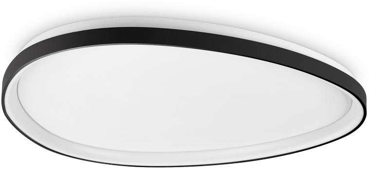 42W LED lubinis šviestuvas GEMINI, juodas, 2700K, 341507