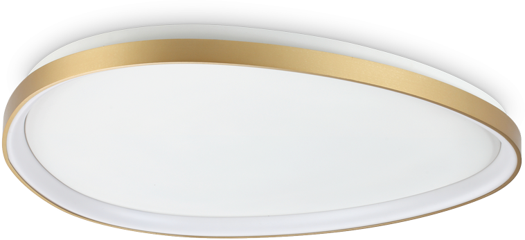 42W LED lubinis šviestuvas GEMINI, žalvario sp., 2700K, 341514