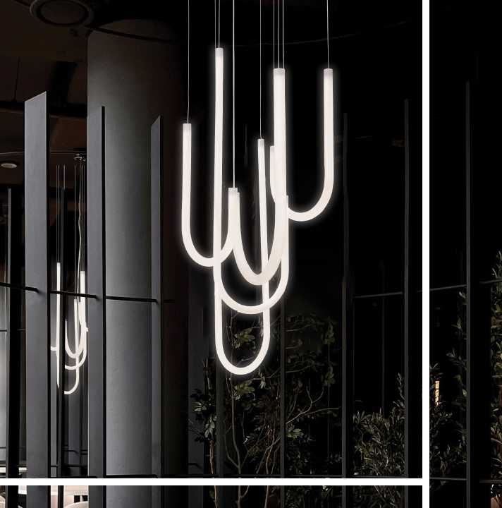 42W LED pakabinamas šviestuvas YVONNE, baltas, 3000K, 4319200