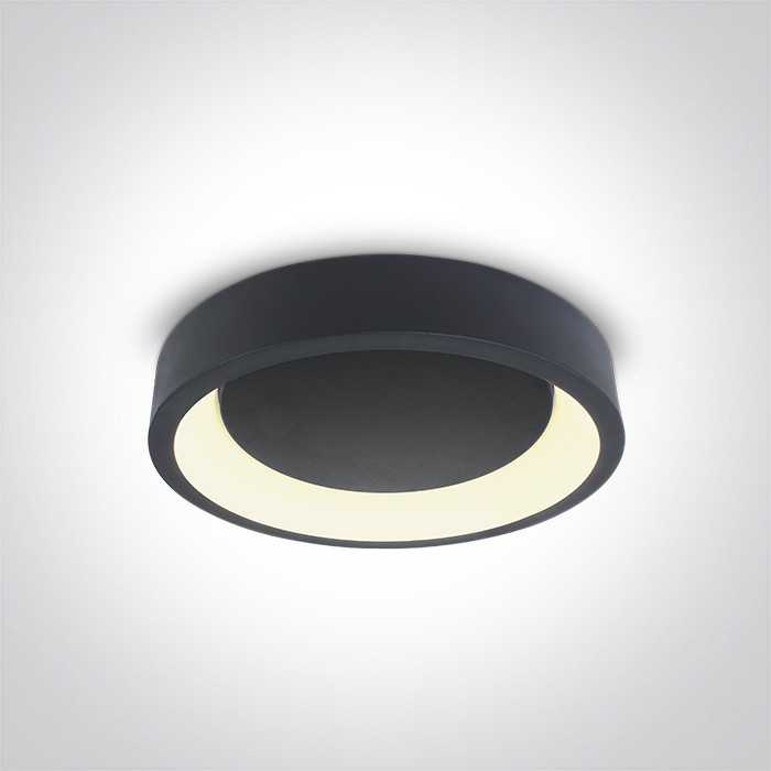 Lubinis šviestuvas 42W LED plafonas, antracito sp., 2700/3000/4000K, 120°, dimeriuojamas, 62142N/AN/V