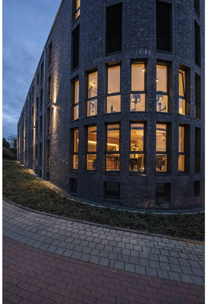 Pakabinamas šviestuvas 42W LED sieninis fasado šviestuvas BIG THEO WALL, antracito sp., 3000K, šviečia į viršų ir į apačią