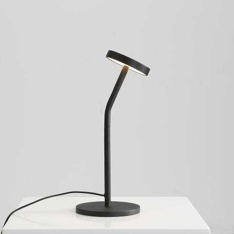 4,2W LED stalo šviestuvas CORVUS, juodas, 3000K, S3945000N