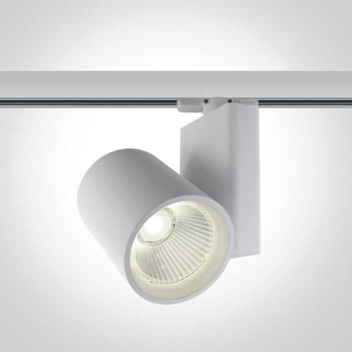 42W LED šviestuvas į bėgelius, baltas, 4000K, 65614NT/W/C