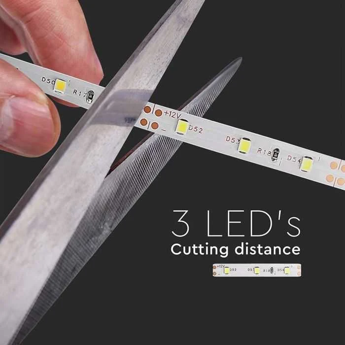 V-tac 4,2W/m LED juosta, 60LED/m, 12V, 6500K, 5m ritė