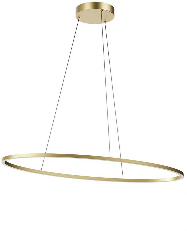 43W LED pakabinamas šviestuvas LEO, bronzos sp., 3000/4000K, dimeriuojamas, 01-3338