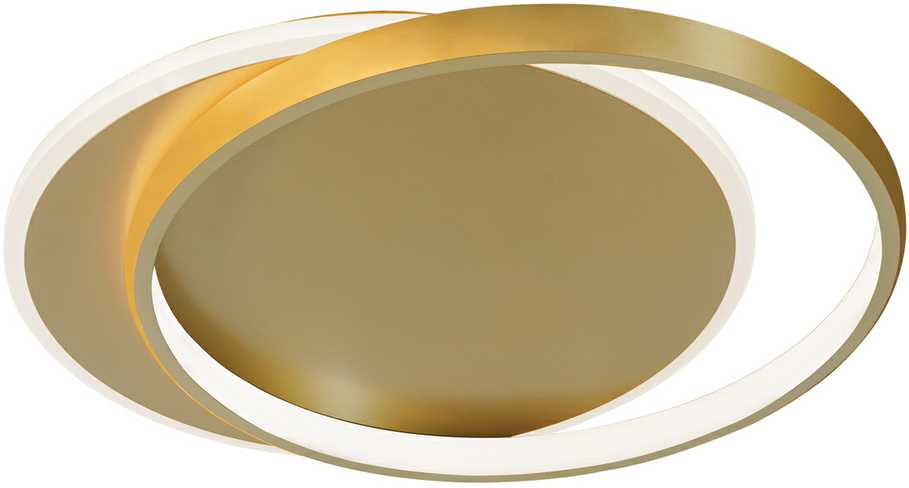 43W LED paviršinis lubinis šviestuvas EVELYN, aukso sp., 3000K, 4301902